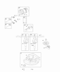 Camshaft Crankcase CoverSump Crankshaft PistonRingsConnecting Rod Diagram and Parts List for 10K902-0100-E1  Briggs and Stratton Engine